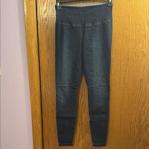 White House Black Market Dark Blue Denim Leggings size 4.